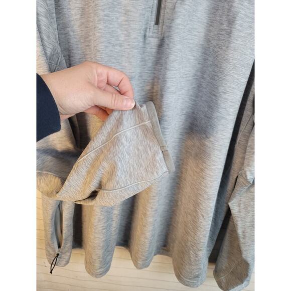 VRST Run Warm Half Zip Pullover in Light Gray, sz XXL - Picture 6 of 12